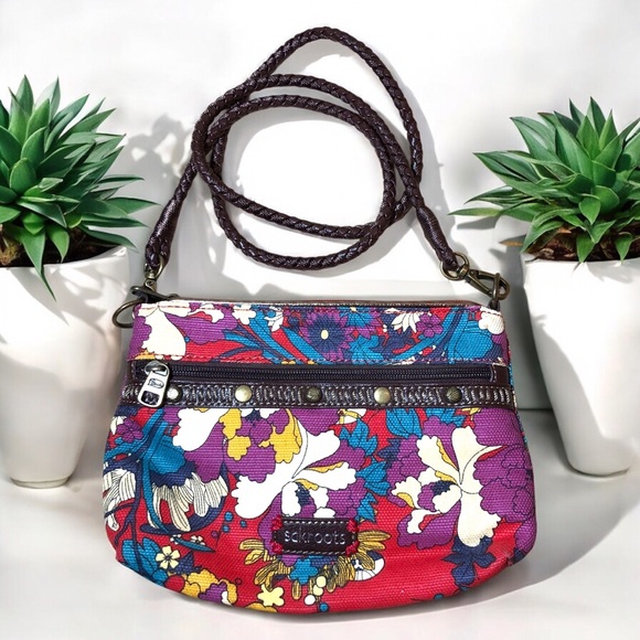 Sakroots Handbags - sakroots floral canvas boho crossbody